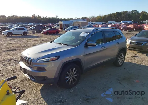 2014 Jeep Cherokee Limited z USA, uszkodzony, nr VIN 1C4PJMDS5EW180370